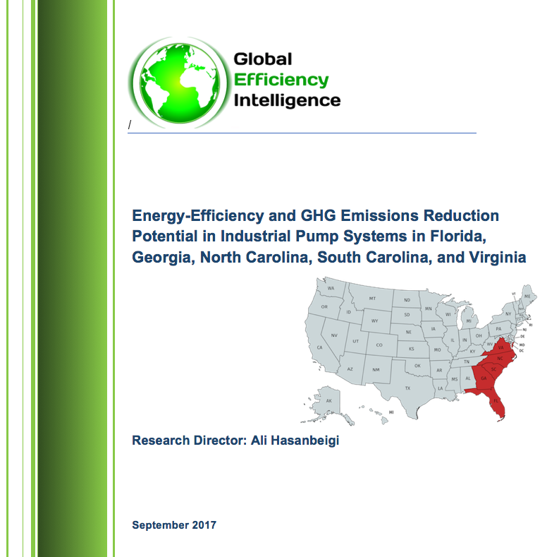 Energy Efficiency in Florida, Georgia, North Carolina, South Carolina, and Virginia's Industrial Pump Systems