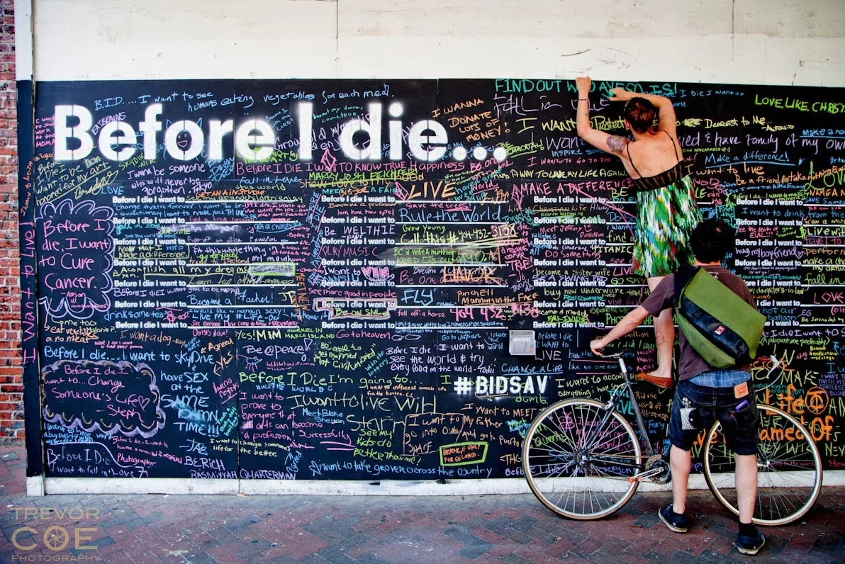 Trevor Coe’s iconic photograph of the 109 MLK wall.