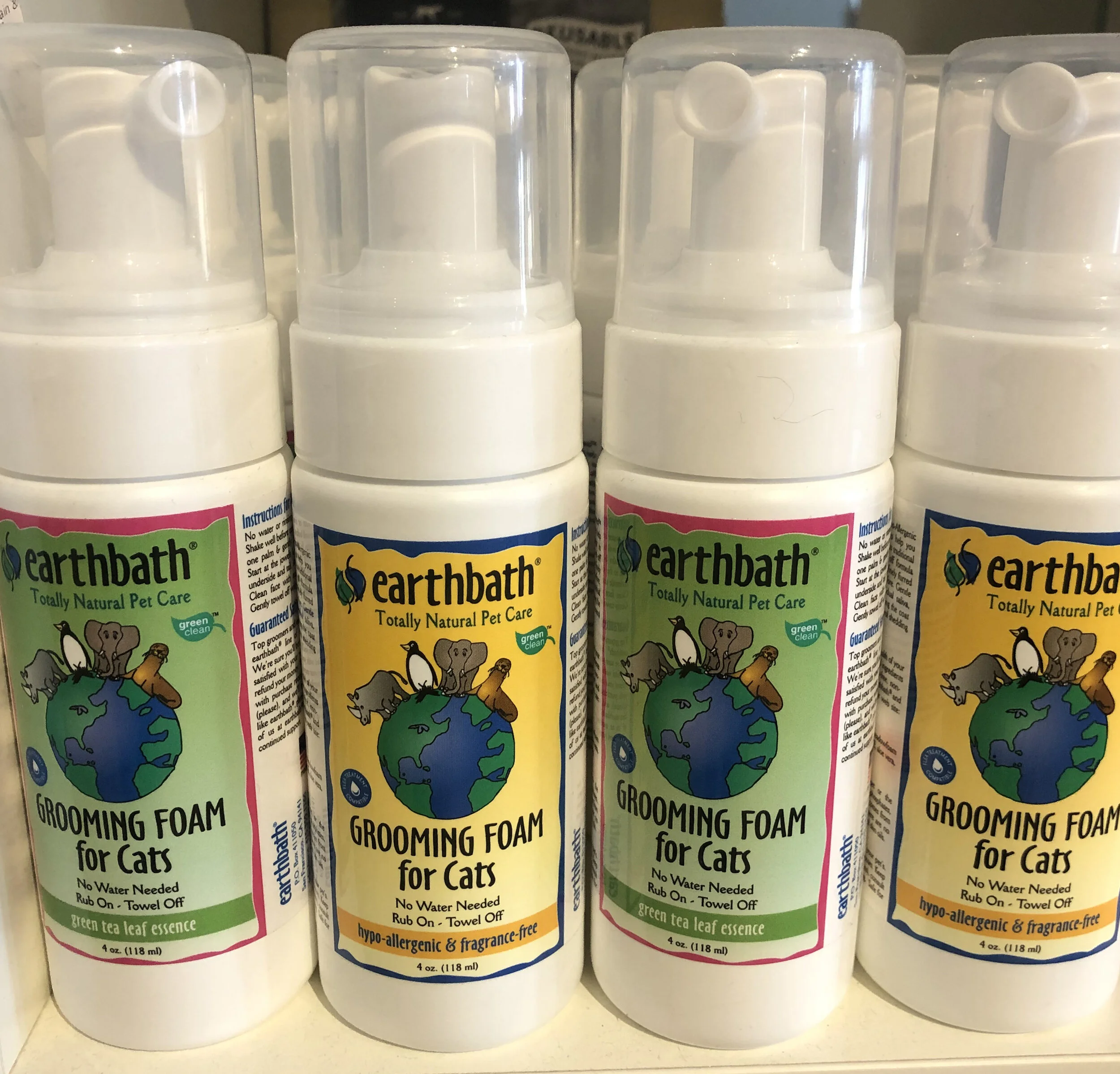 earthbath grooming foam