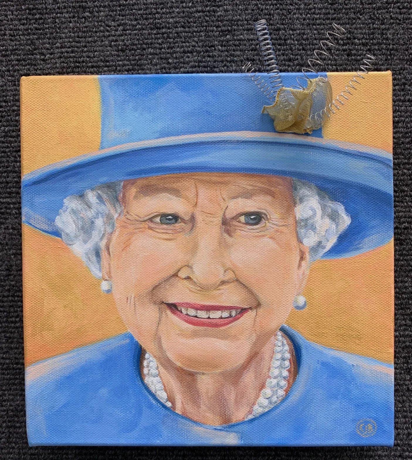 Queen Elizabeth in Her Spring Hat