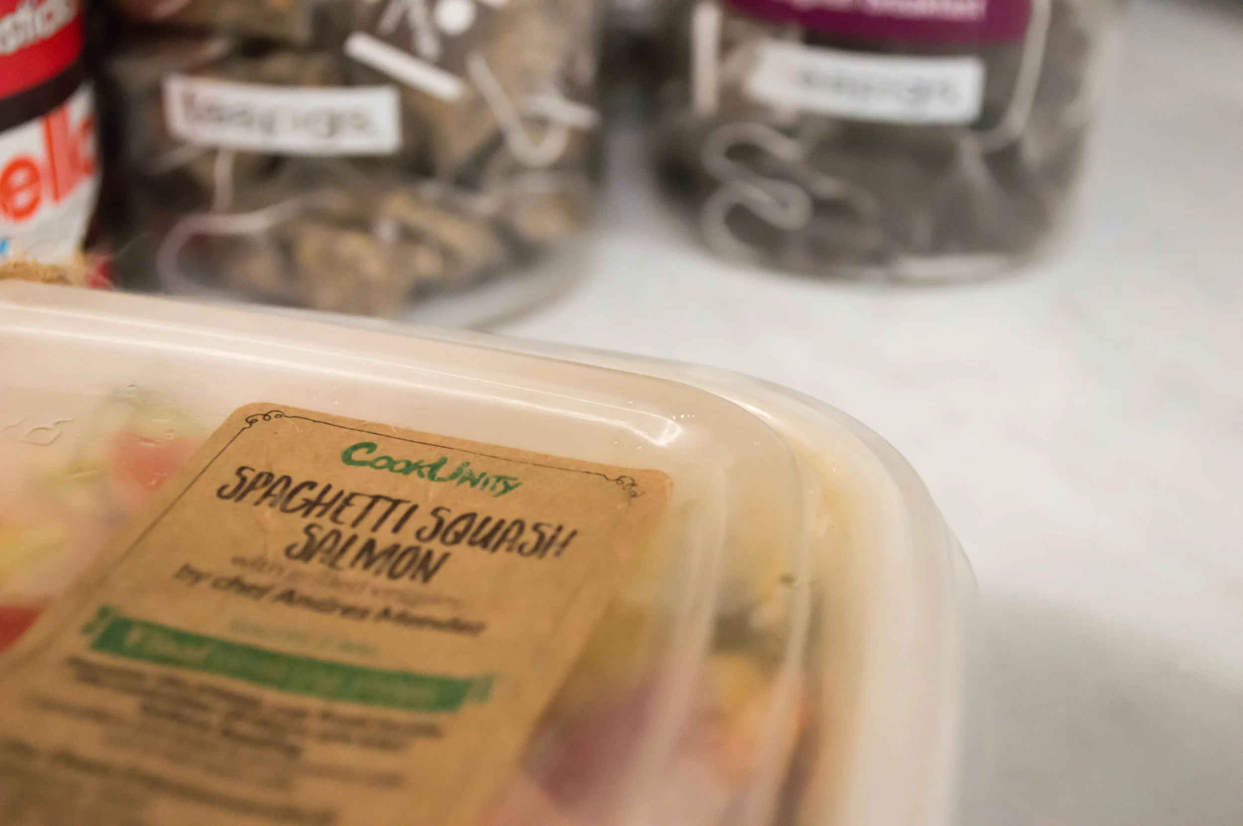 Food in containers ready to be delivered