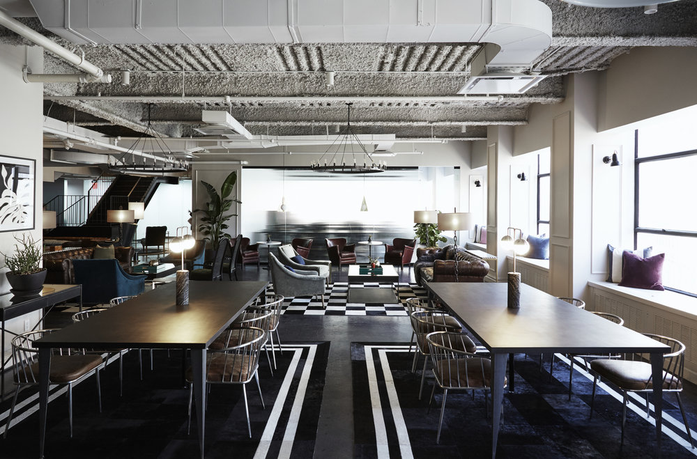 Shared open office space