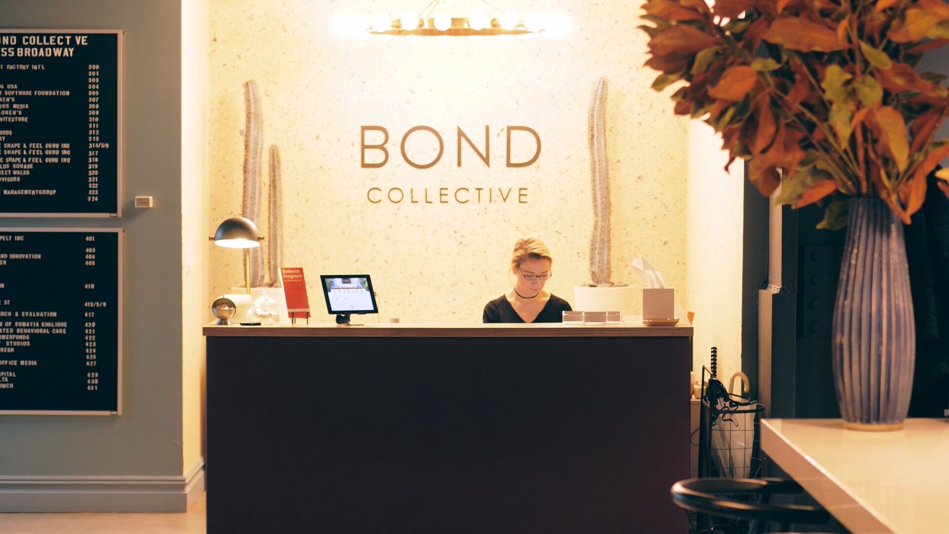 Bond Collective reception area