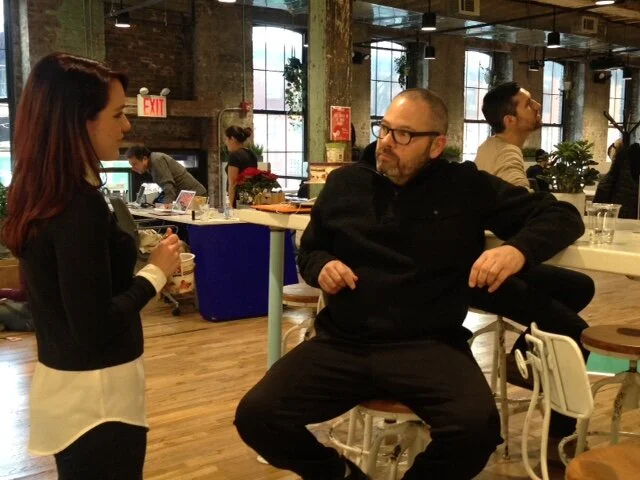 two team members meeting for collaboration