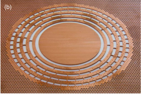 Metamaterial thermal cloaking device: Karlsruhe Institute of Technology image by M. Wegener