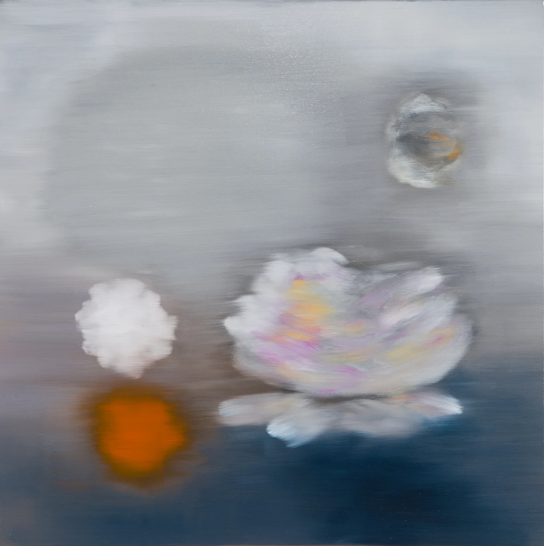 Ross Bleckner, Untitled 2018 30 x 30 in Oil on canvas