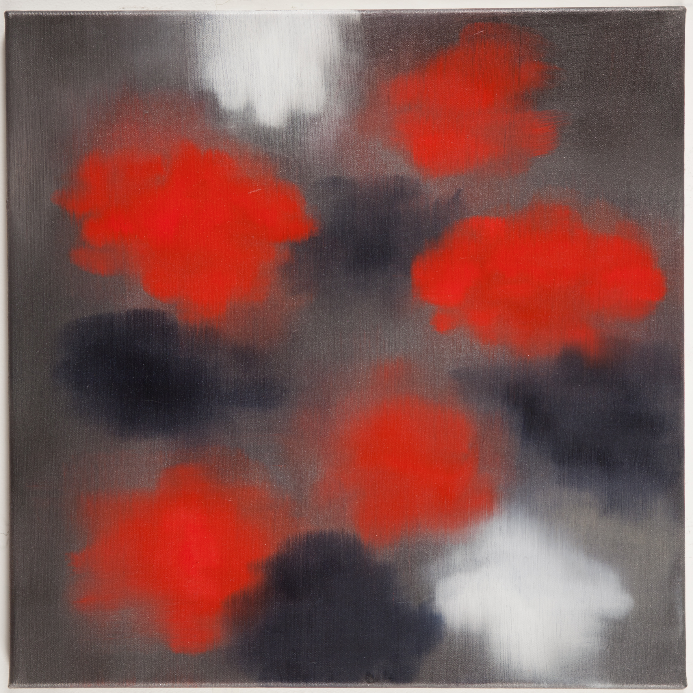 Ross Bleckner, Untitled 2016 18 x 18 in Oil on linen
