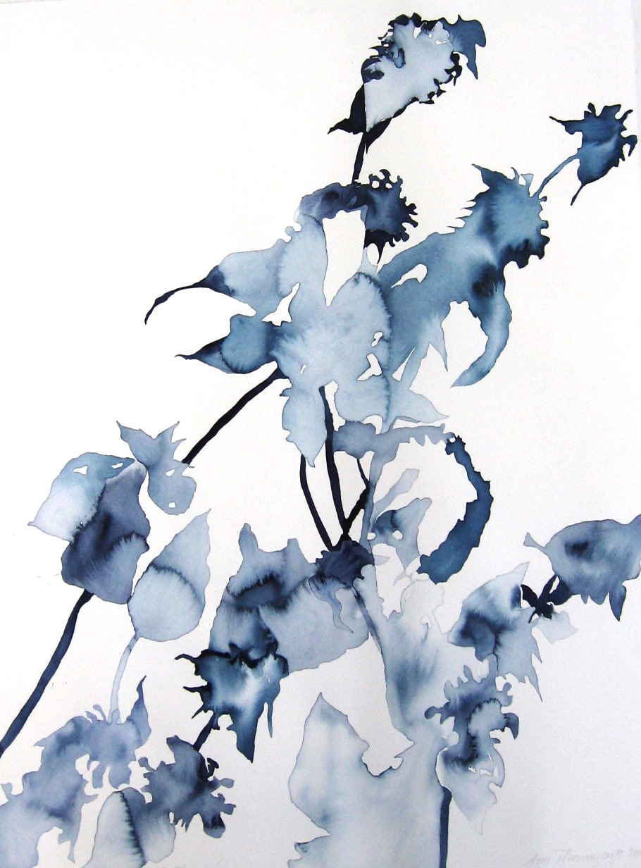Ann Thornycroft- Indigo Flowers i.s-22x30.JPG