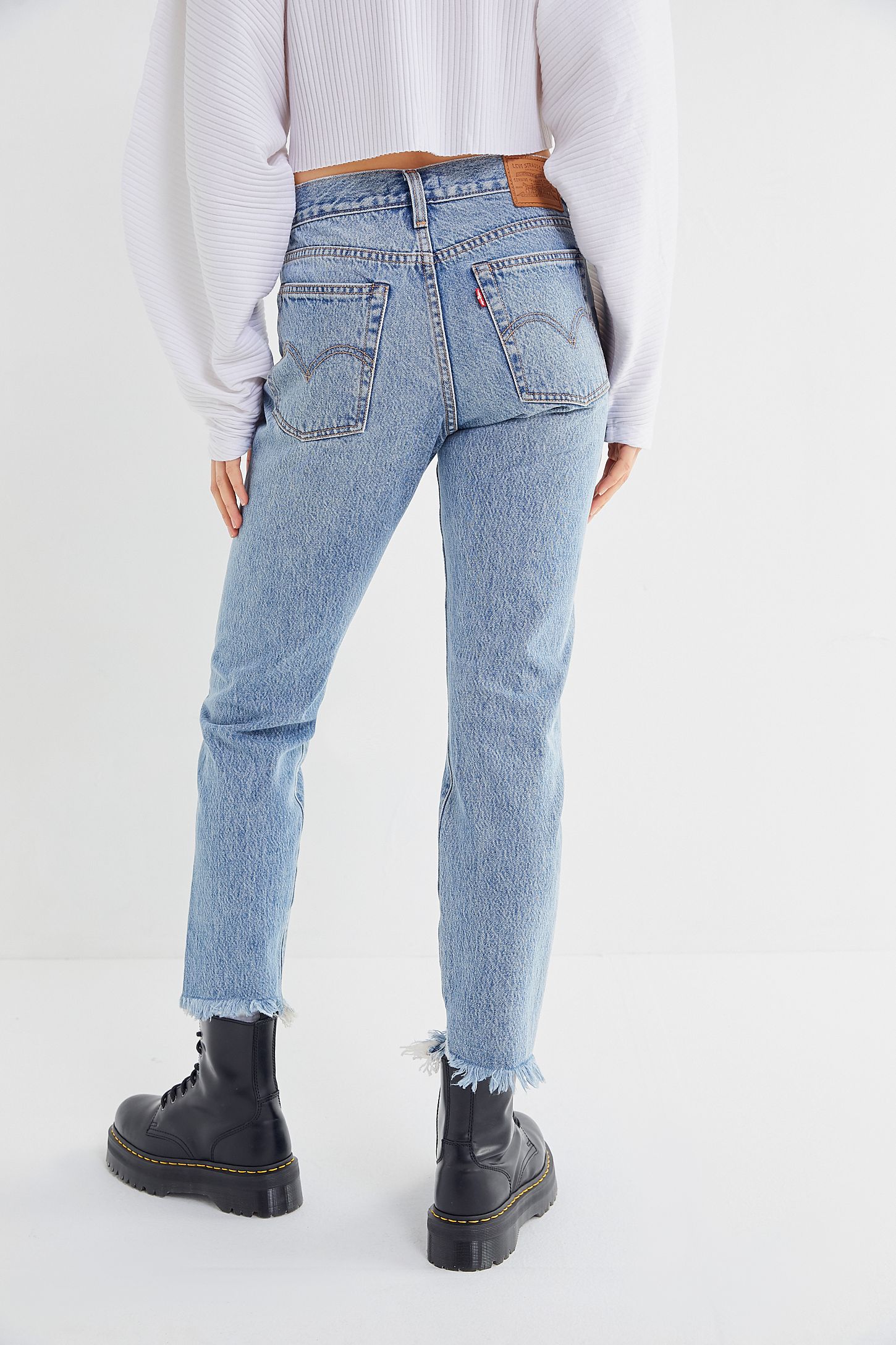 levi's ripped skinny wedgie jeans