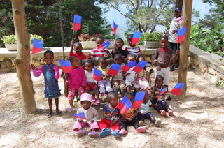 Flag day at the crèche