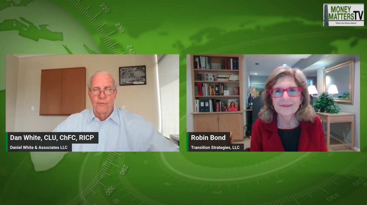 an older man and an older female lawyer answering questions over zoom