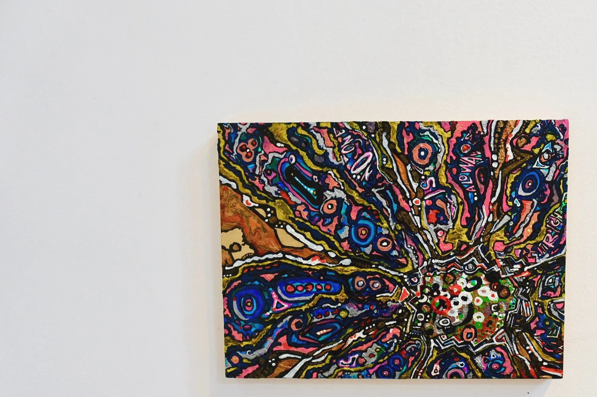  no one is always right   oil and acrylic on birch     2016    9'' x 12'' 