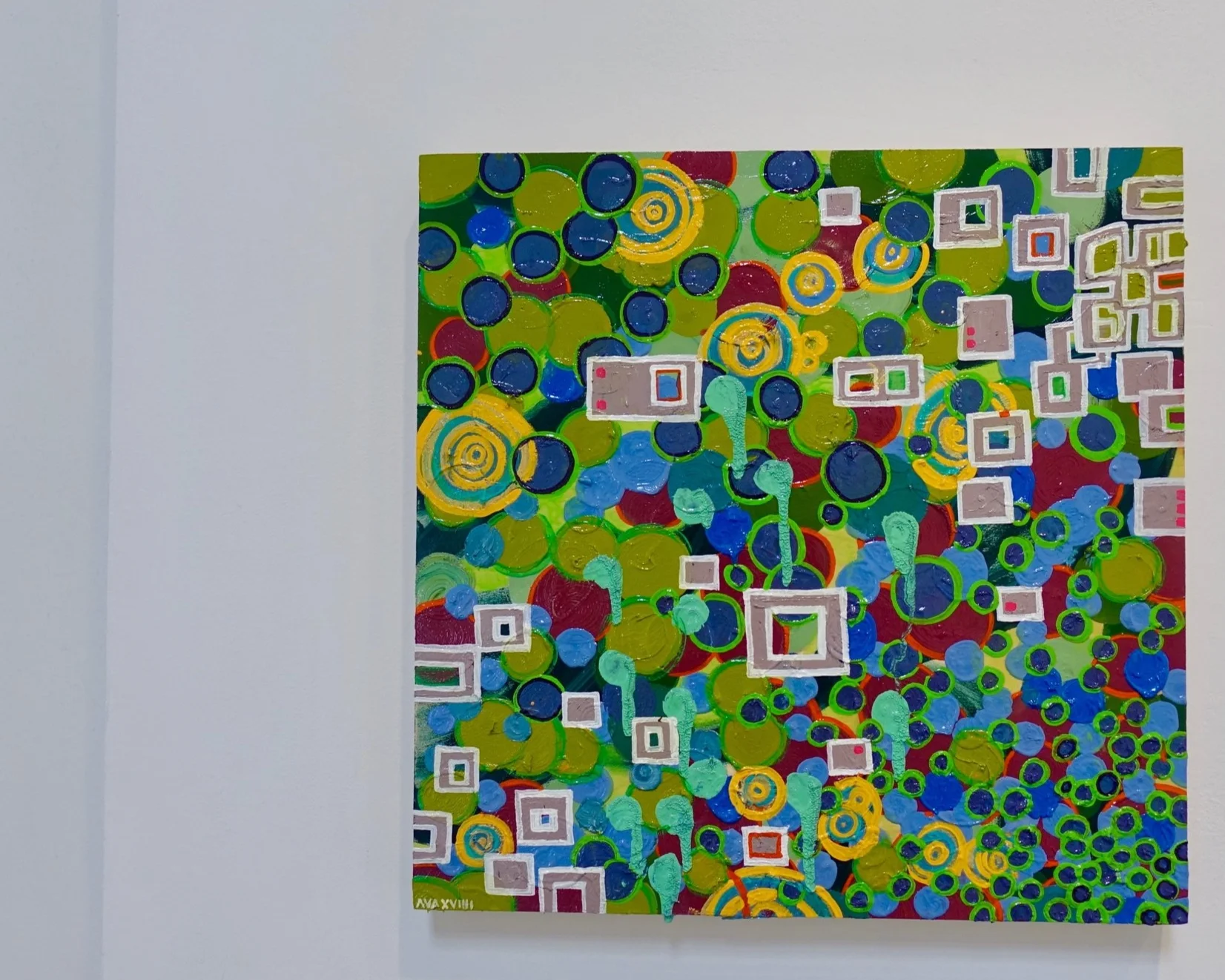  Its you. it's not me.    oil and acrylic on birch     2019    18’’ x 18’’ 