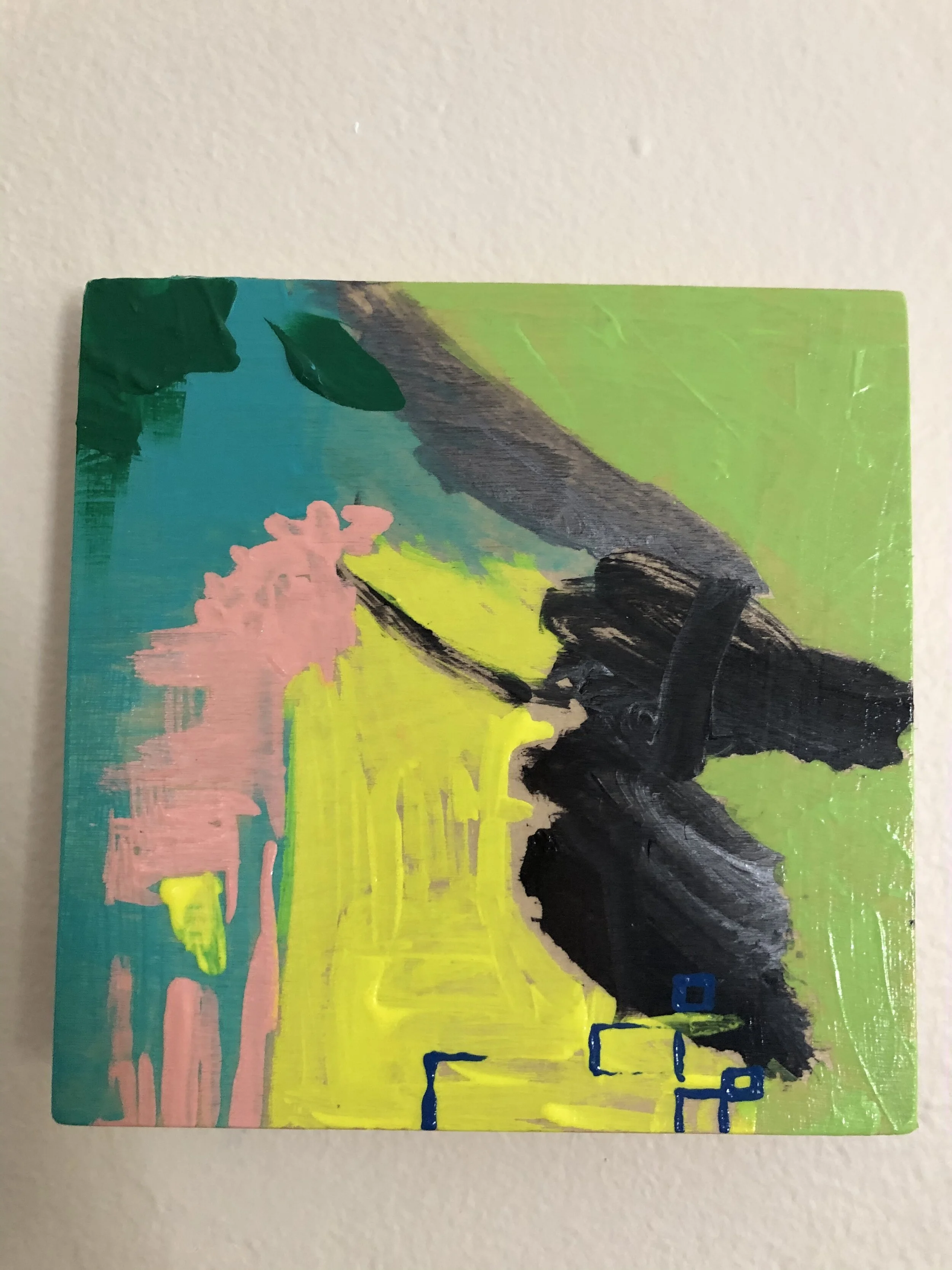  Mother’s son    Mother and Son(3)Collab Soft Body Acrylic on birch    2020    6”x6” 