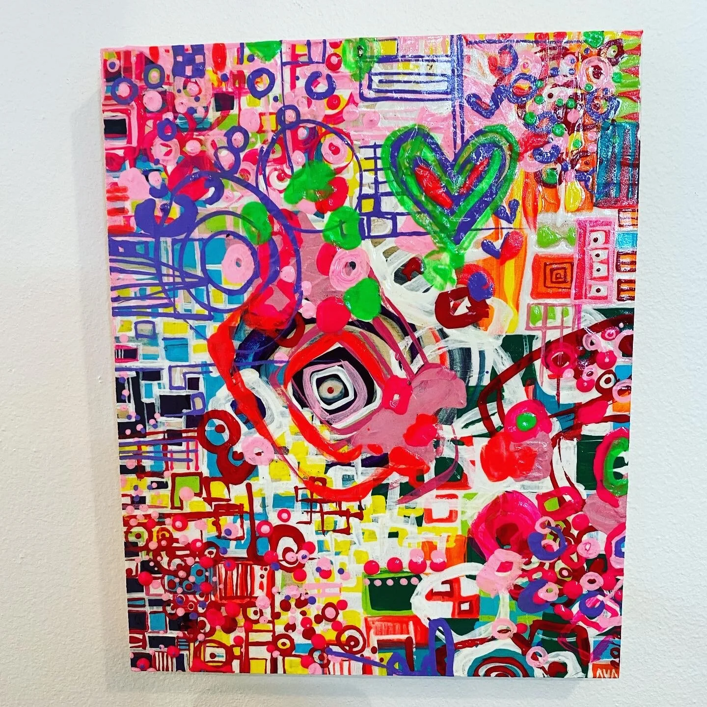  the leftovers weeeee    2020    5’’x7’’    acrylic on birch 