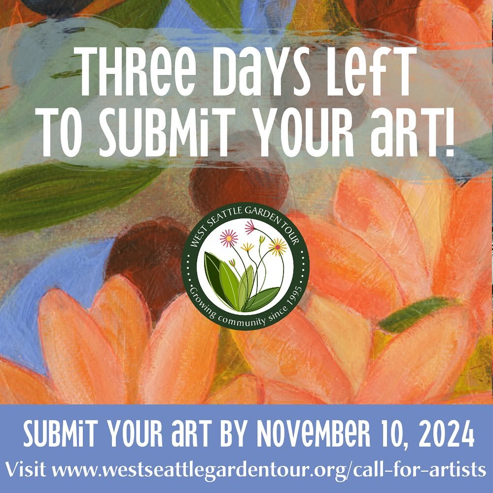 THREE DAYS REMAINING TO ENTER OUR ANNUAL ART COMPETITION! We are looking forward to seeing YOUR submissions! The winning artist will receive a cash award of $750. The winning art will grace our posters and ticket books. Check our website www.westseat