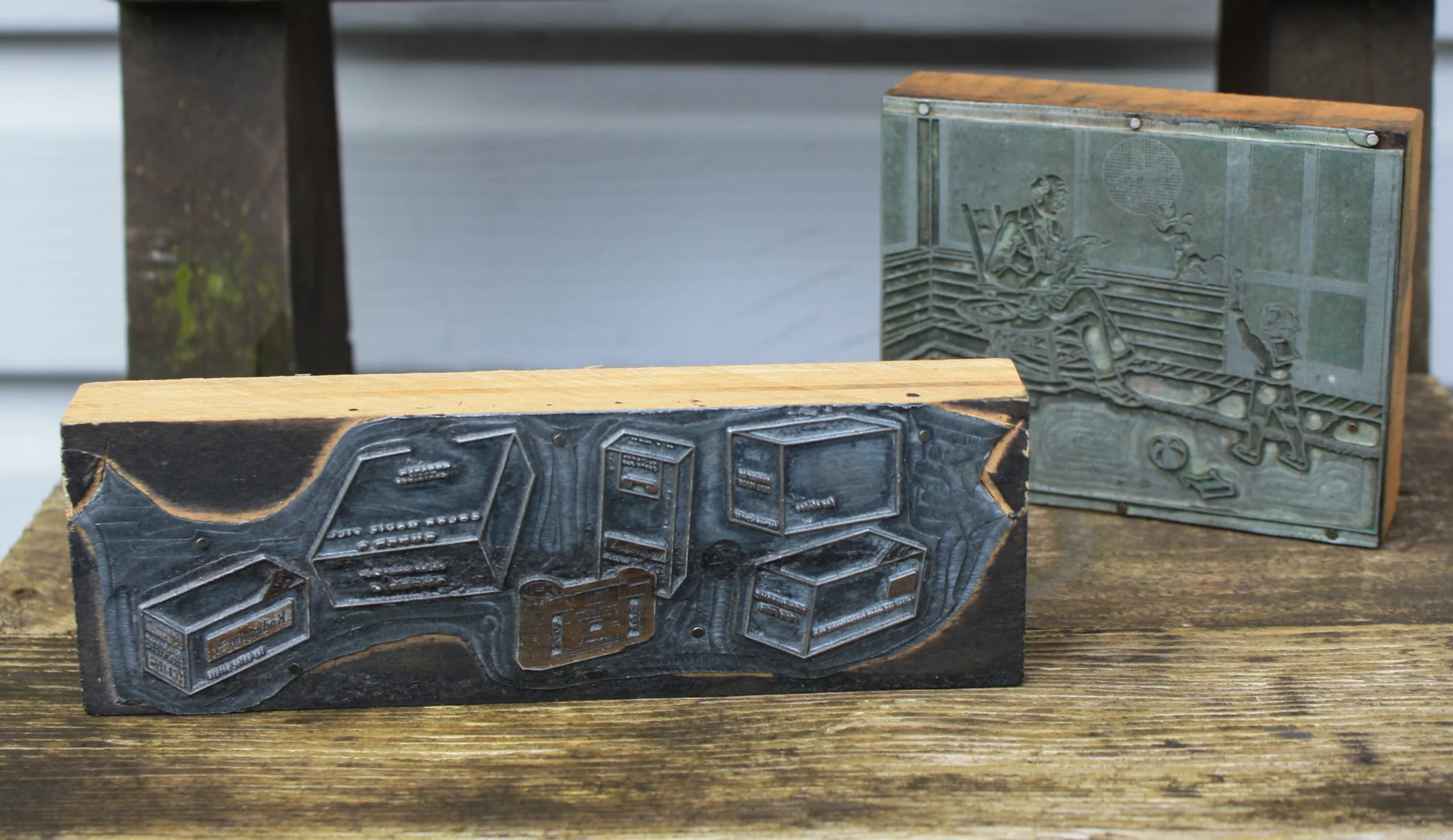 Found Antique Blocks