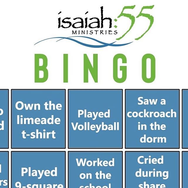 Check out our new bingo on our story and highlights! 
Stay safe, people! 😷