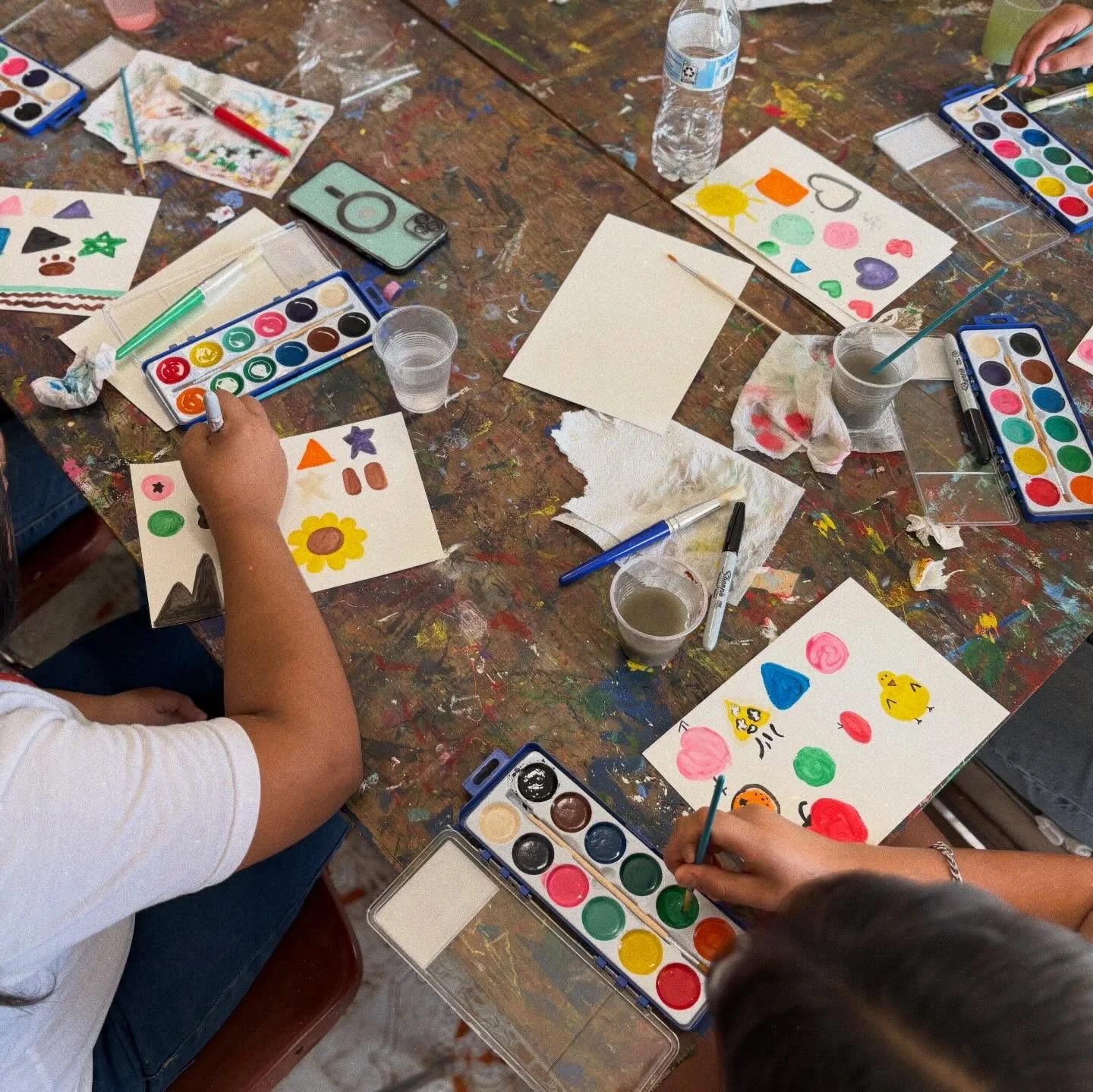 Today marked our first art workshop of 2026! We began our watercolor unit and loved seeing the creativity of these students! 🎨