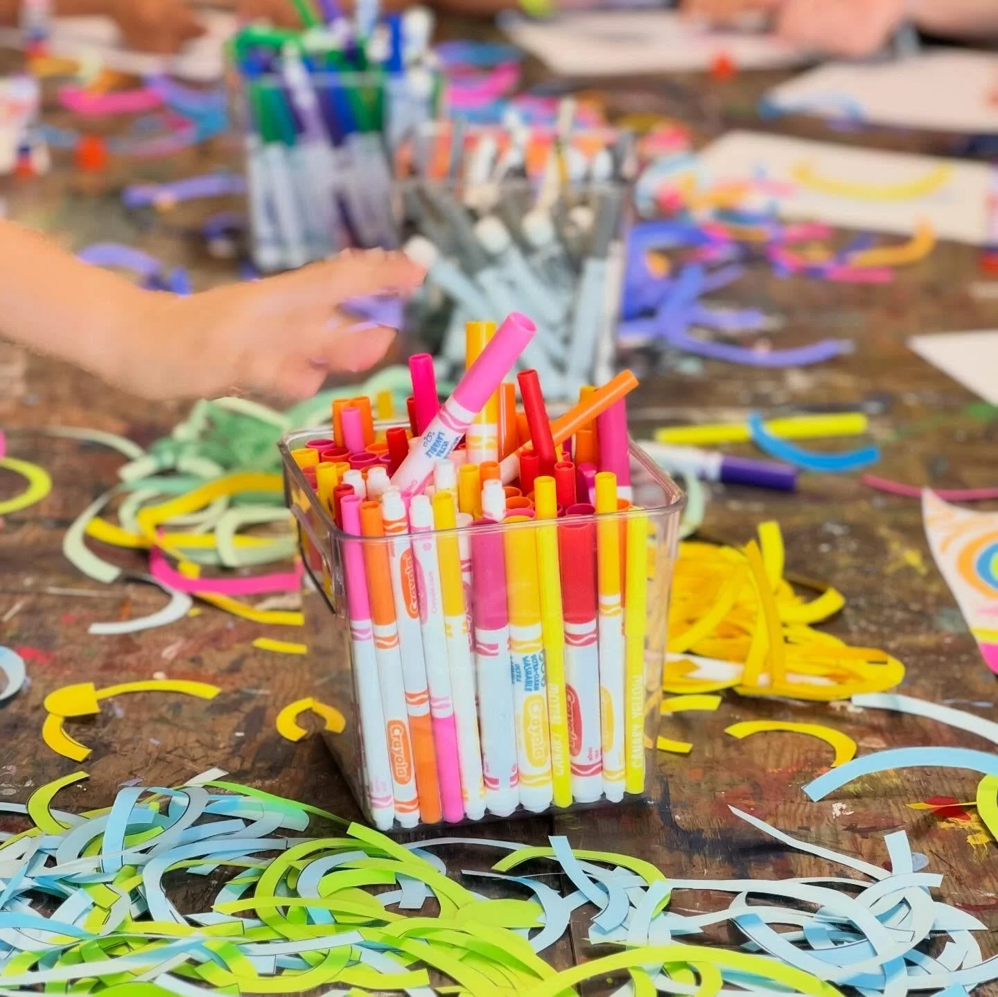 Our Outreach program offers weekly classes for children ages 4-11. Each week, students rotate through classes including Bible, art, technology, cooking, sports, and more! Our goal is to create a safe and welcoming environment where students can play,