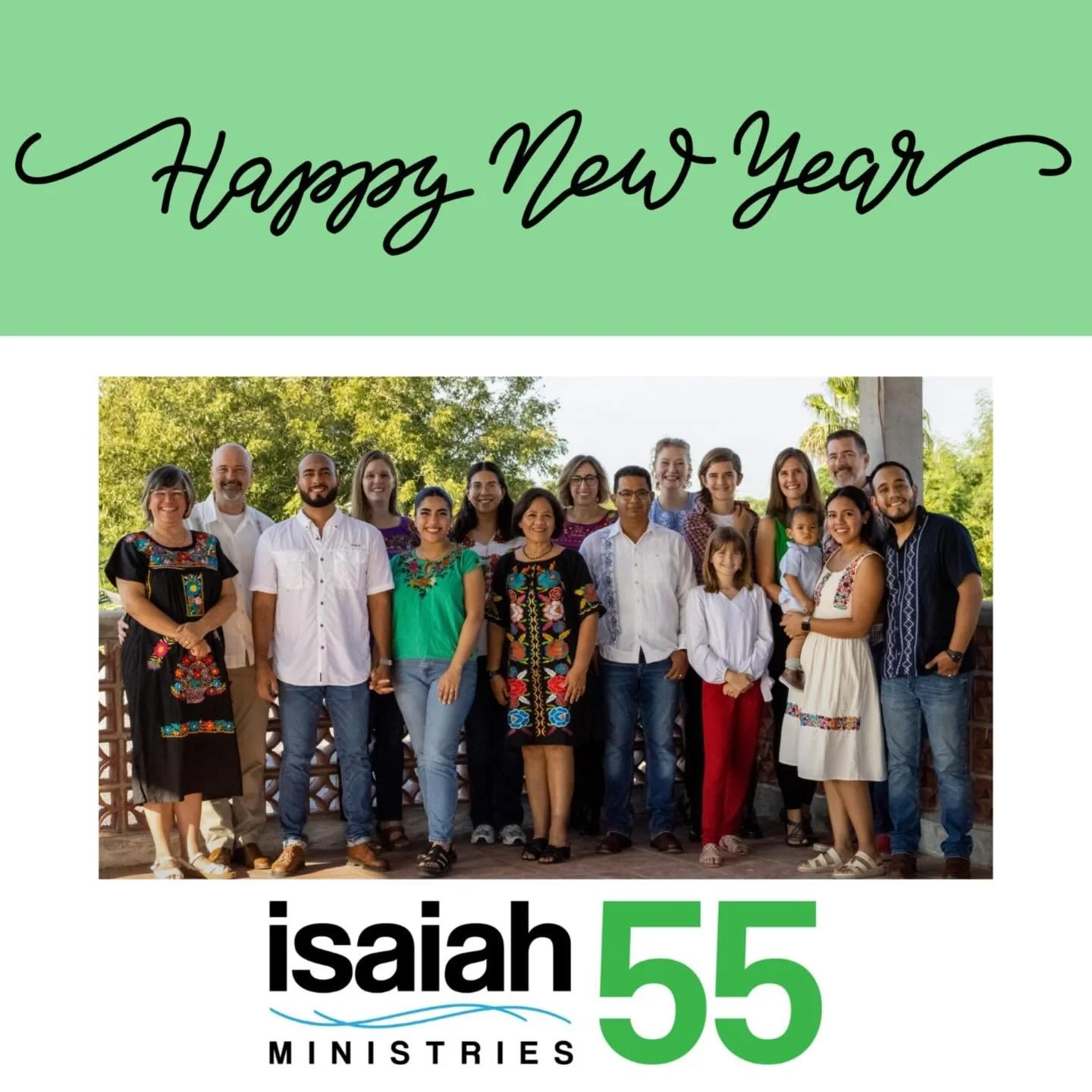 Happy New Year from Isaiah 55! Our year was filled with joy and we are so grateful for all who have supported us. We are so looking forward to the new year and seeing God&rsquo;s kingdom grow!