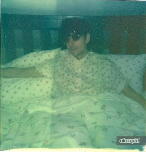 OkCupid User: in-D-pop 28 / M / Straight / Single Brooklyn, NY My self-summary my name is nico. an old soul, a visitor from a time long gone. feeling lost and unfufilled. i am digging through the carnations and roses to find cupid, ok or otherwise. a cherub to find me my one. who will not say no. who will stay and be my sitting figure while I paint the dark of love upon her. What I’m doing with my life i breathe music. i am the guitarist and co-songwriter of an indiepop trio. the band is called “▲ n ▲ g r ▲ m s,” and consists of me, my ex-girlfriend piper, and her twin sister minnie. i am still in love with them but i know it cannot be. I’m really good at poems The first things people usually notice about me my old soul, my iconoclastic style, my gentle eyes. Favorite books, movies, shows, music, and food books: unbearable lightness of being. lolita. brothers kazarmov. scott pilgrim. movies: through a glass darkly. boys dont cry. speak. deliverance. human centipede. music: cocteau twins. slowdive. ▲ n ▲ g r ▲ m s. heavenly. tender trap. fleet foxes. antony. lullabies. food: red velvet cake. The six things I could never do without 1. a pen 2. one empty journal (which is my soul) 3. a few packets of earl grey tea 4. one lone glove 5. a postcard too faded to read 6. a locket containing your likeness, turning away I spend a lot of time thinking about the kind of lovemaking that ruins lives. me, goosenecked, clutching you as if my body were a magnet, holding you from the abyss by your hands and knees. you, woken from slumber by the ecstatic sensations happening within, choking on your screams. we don’t quite fit, like two puzzle pieces that aren’t meant for one another, forced together by a retarded. the dark of love drizzled upon your body. On a typical Friday night I am meeting people. The most private thing I’m willing to admit i am legally required to state somewhere on this profile that i am a registered level 3 sex offender. i have fallen victim to the ills of forbidden love one too many times. i am not ashamed of this, as i believe that one person’s shameful secrets are another’s unfettered howls. the events that devolved into to this legal trouble were beautiful in their own way. if what i did was so wrong, then let the seraphs judge me. I’m looking for
Girls who like guys
Ages 18–80
Near me
For long-term dating, casual sex
You should message me if you believe love can be a greater surprise than death.
For more OkCupid profiles, click HERE .
