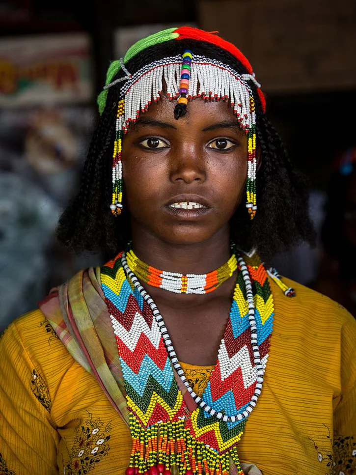 Oromo girl in Chiro, Ethiopia.