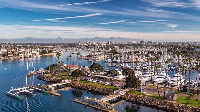 Alamitos bay from the bird&rsquo;s eye