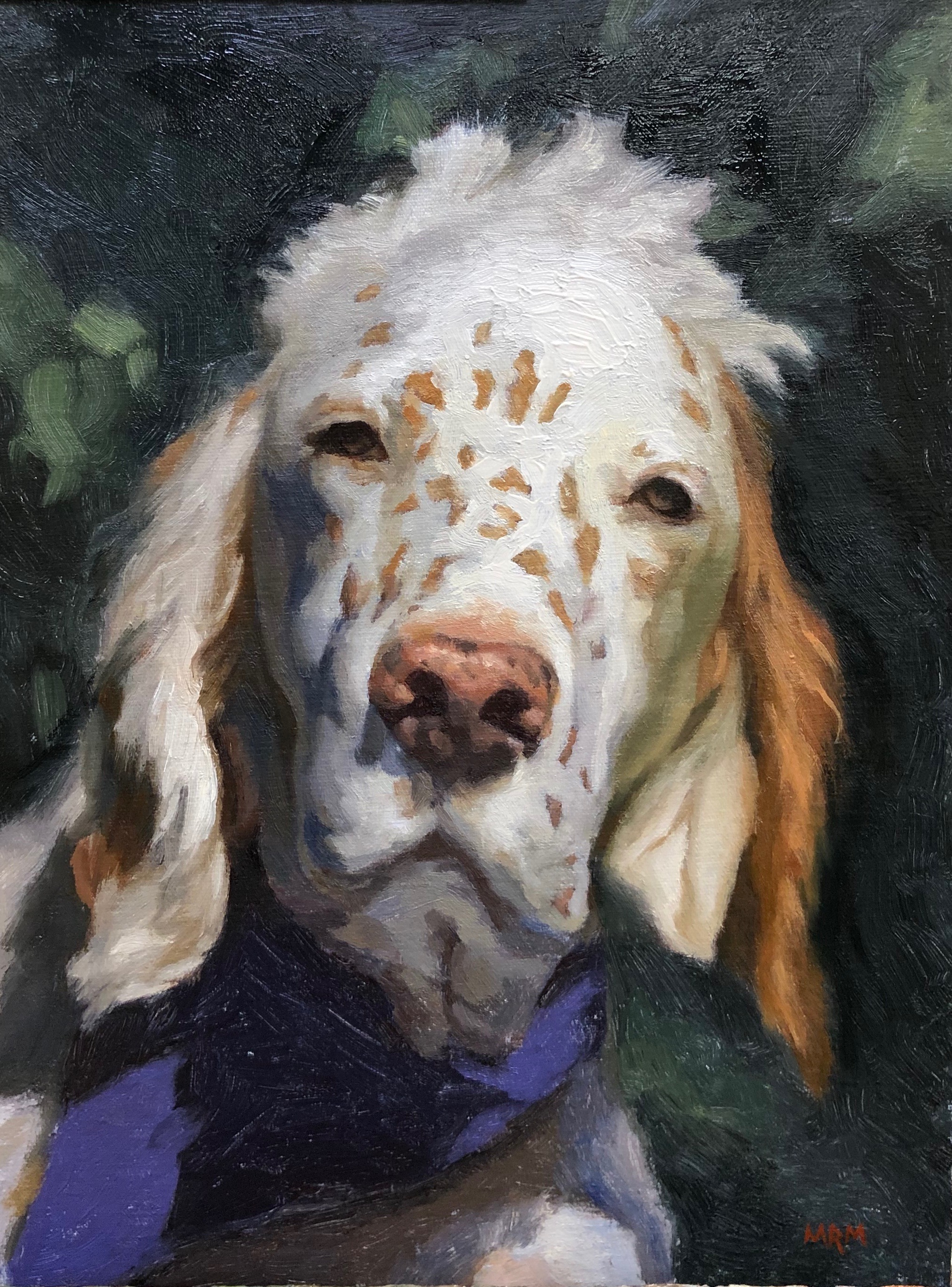 Lucille. 9x12 in. Oil on linen. 2019. Commissioned.
