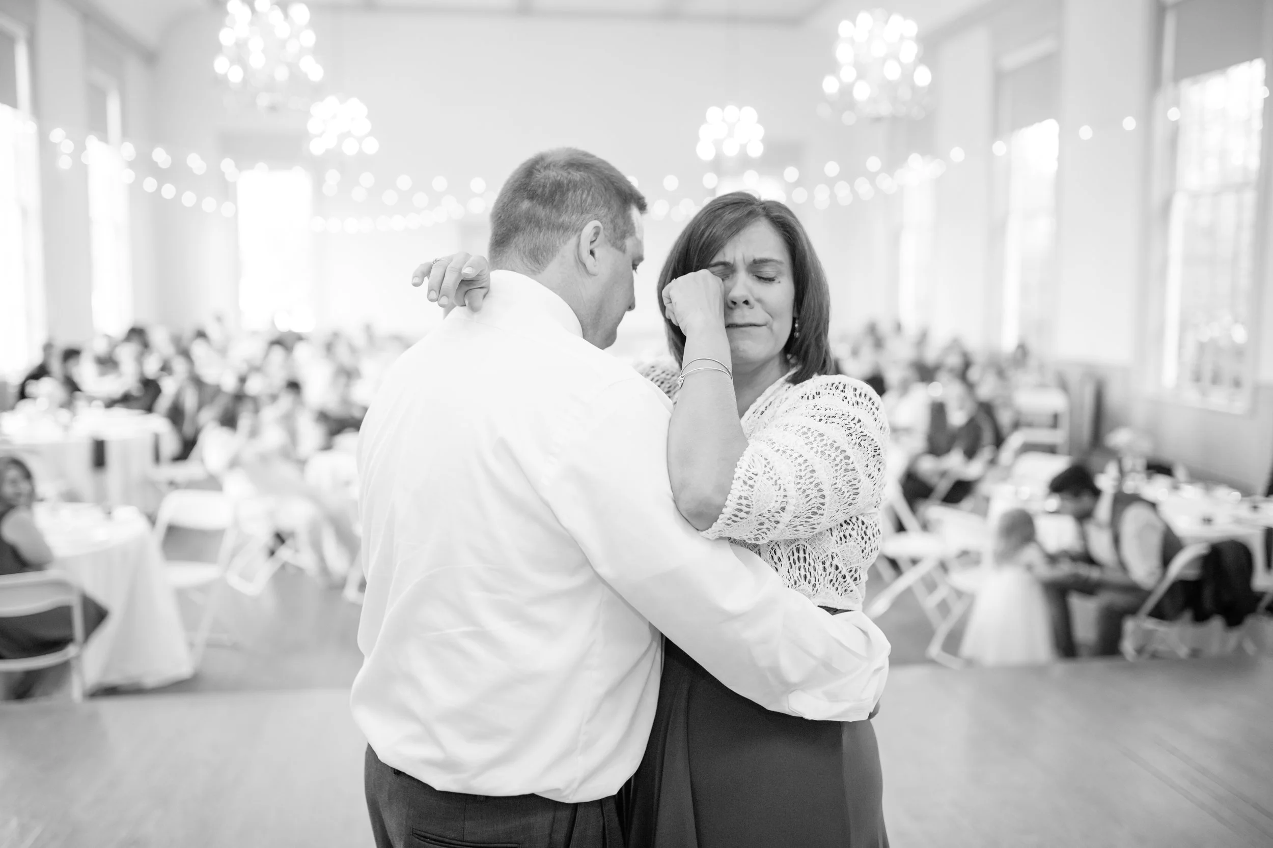 On this day, 34 years ago, these two met. Allysa's dad surprised her mom with their own special dance to celebrate.... few dry eyes in the room!