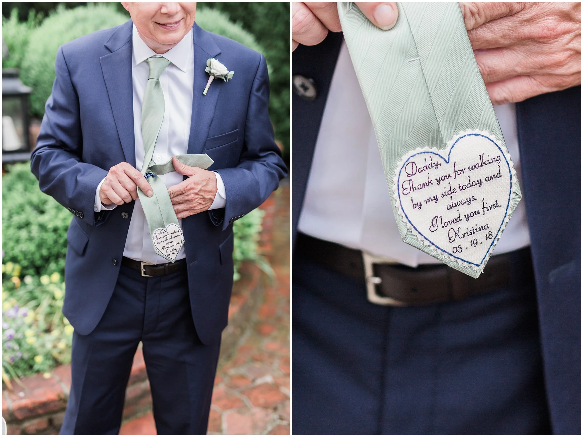 Such a sentimental gift to her sweet dad!
