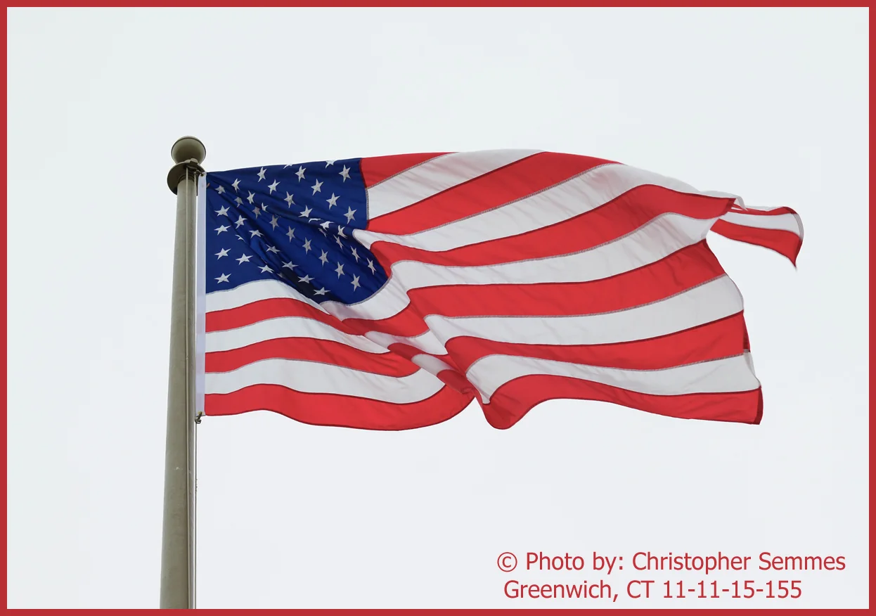 155 C_Semmes_Greenwich_CT 11-11-2015 American Flag flying on Restoration Flag Pole.jpg