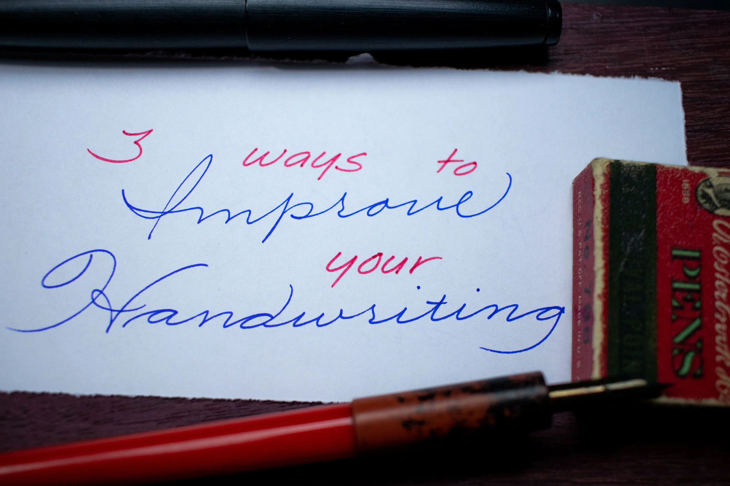 3 Ways to Improve Your Handwriting