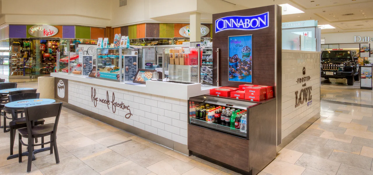Interiors Cinnabon at North Star Mall See Project