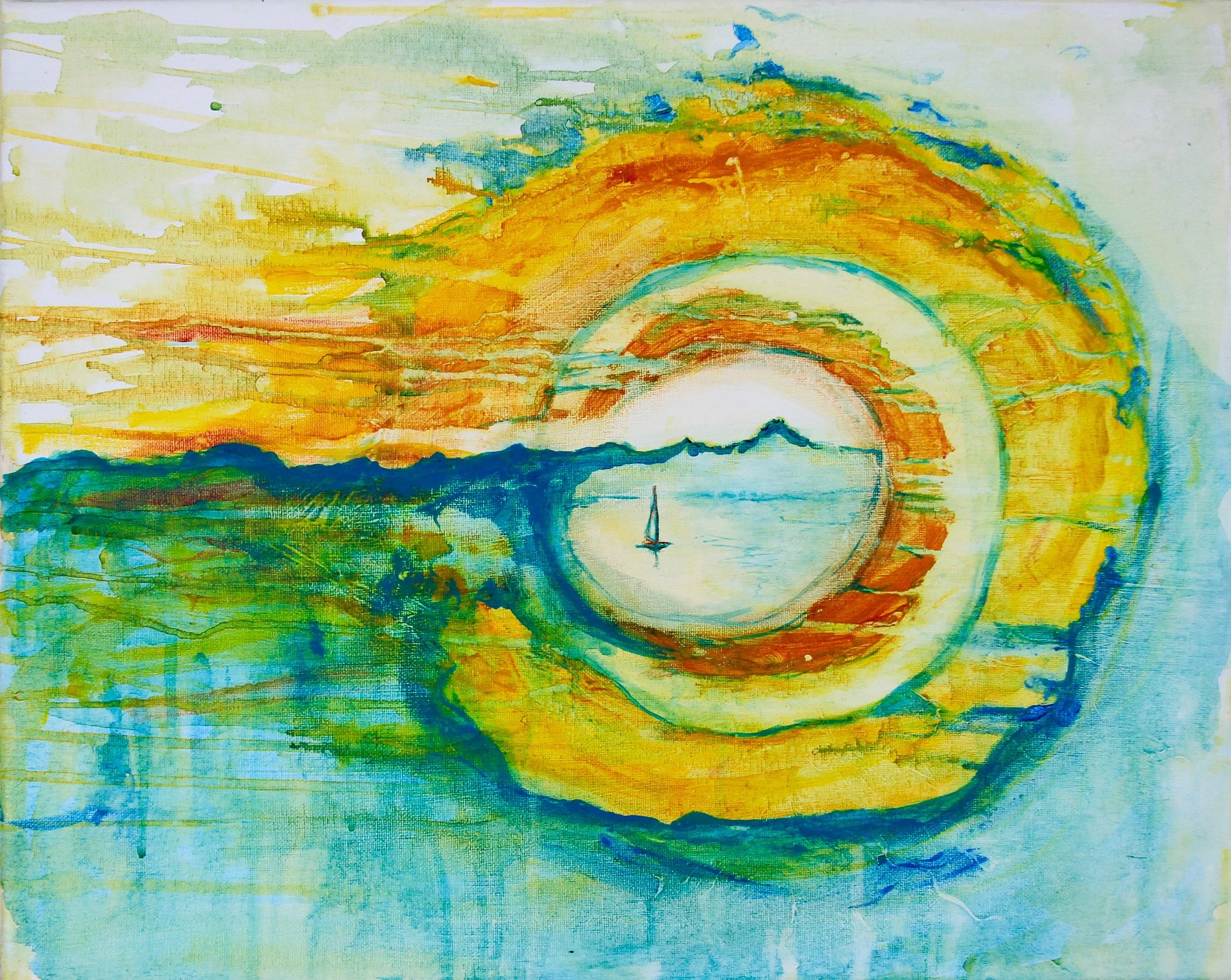 Lugh Acrylic on Canvas 20”X 16” *sold