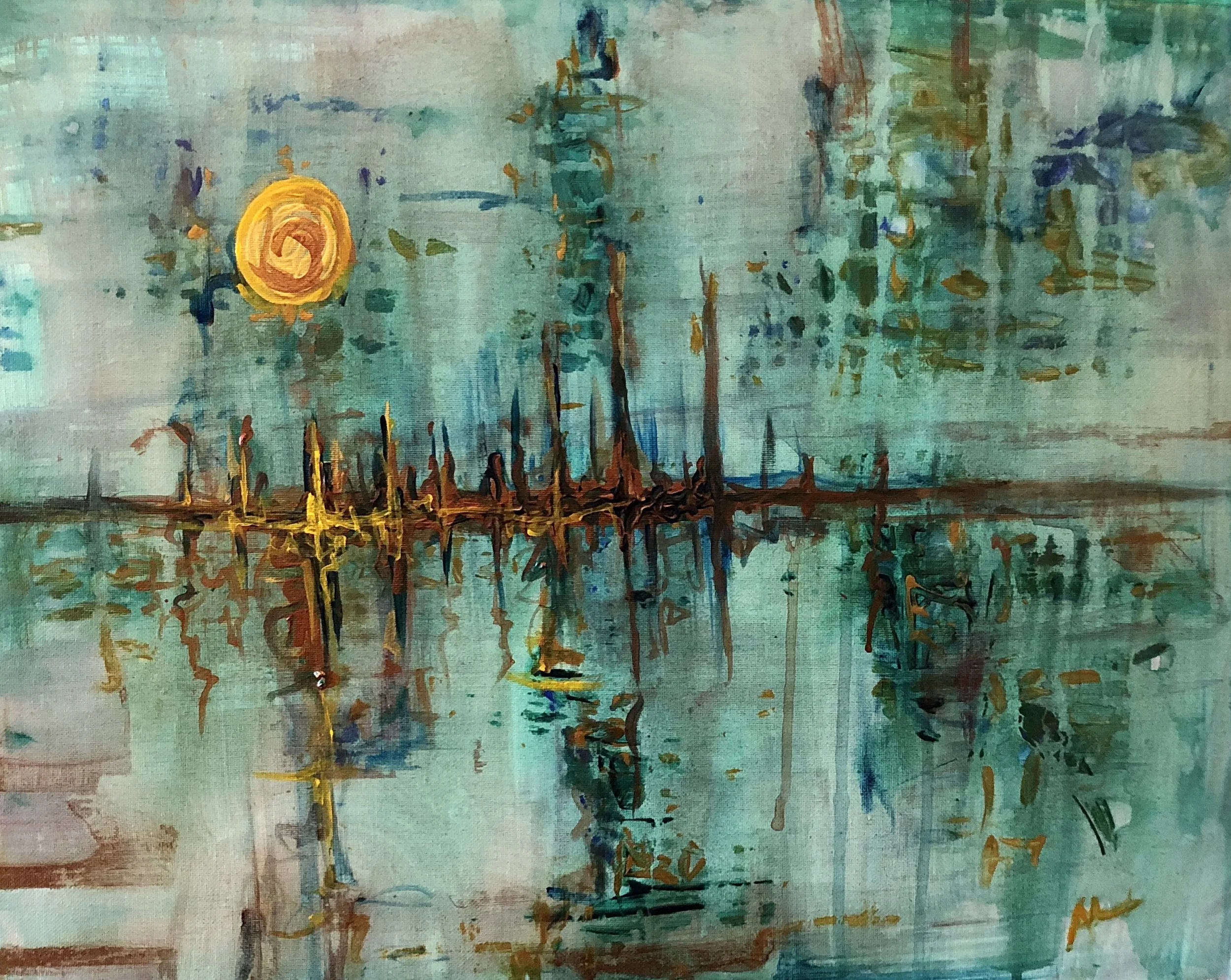 Mondas Acrylic on Canvas 20”X 16” *available