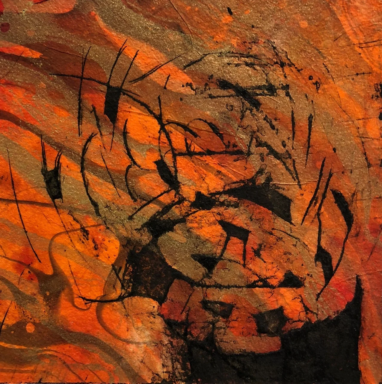 abstract lost forever on orange paper shellac.jpeg