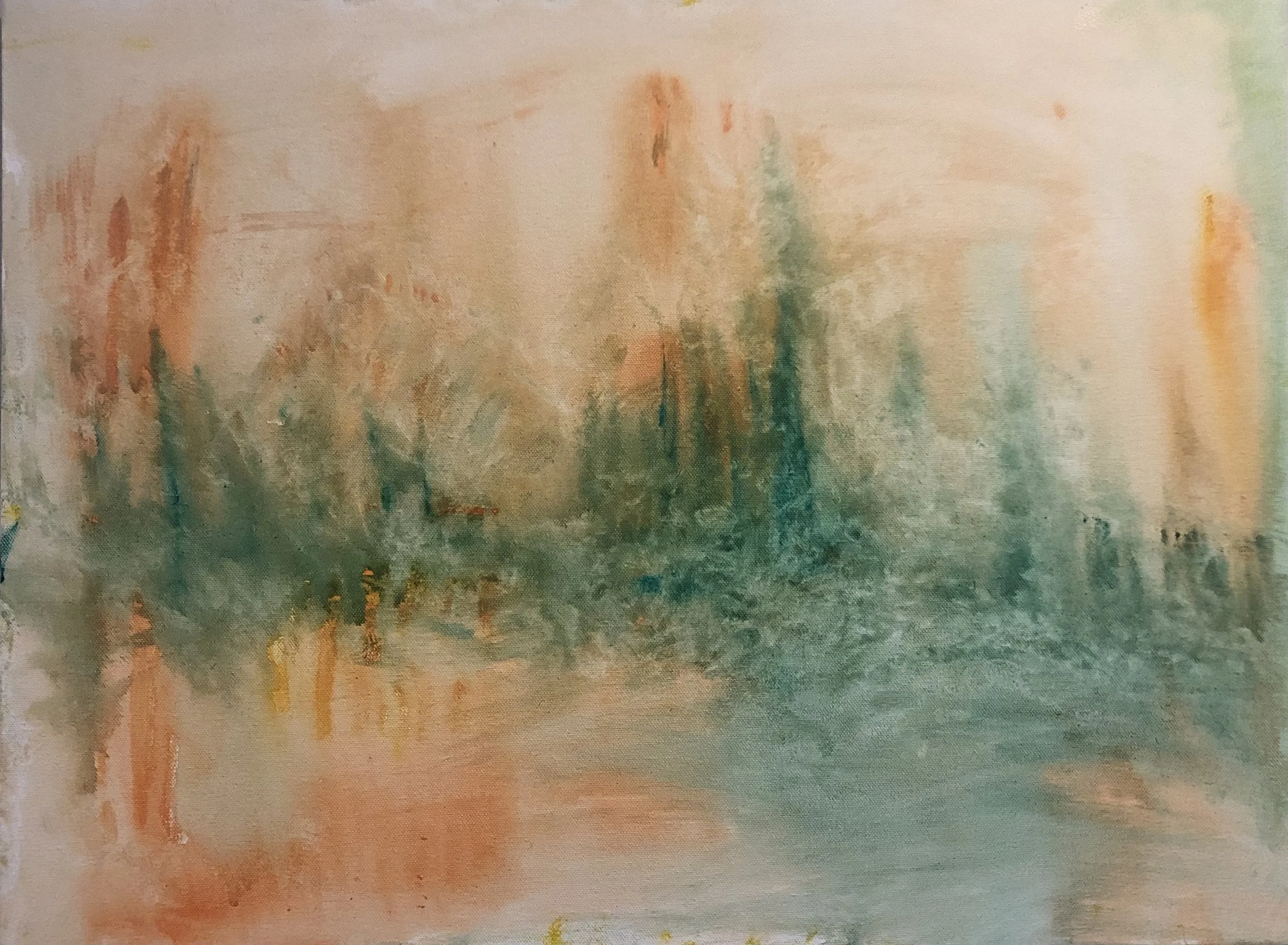 green trees on orange subtle wash.jpeg