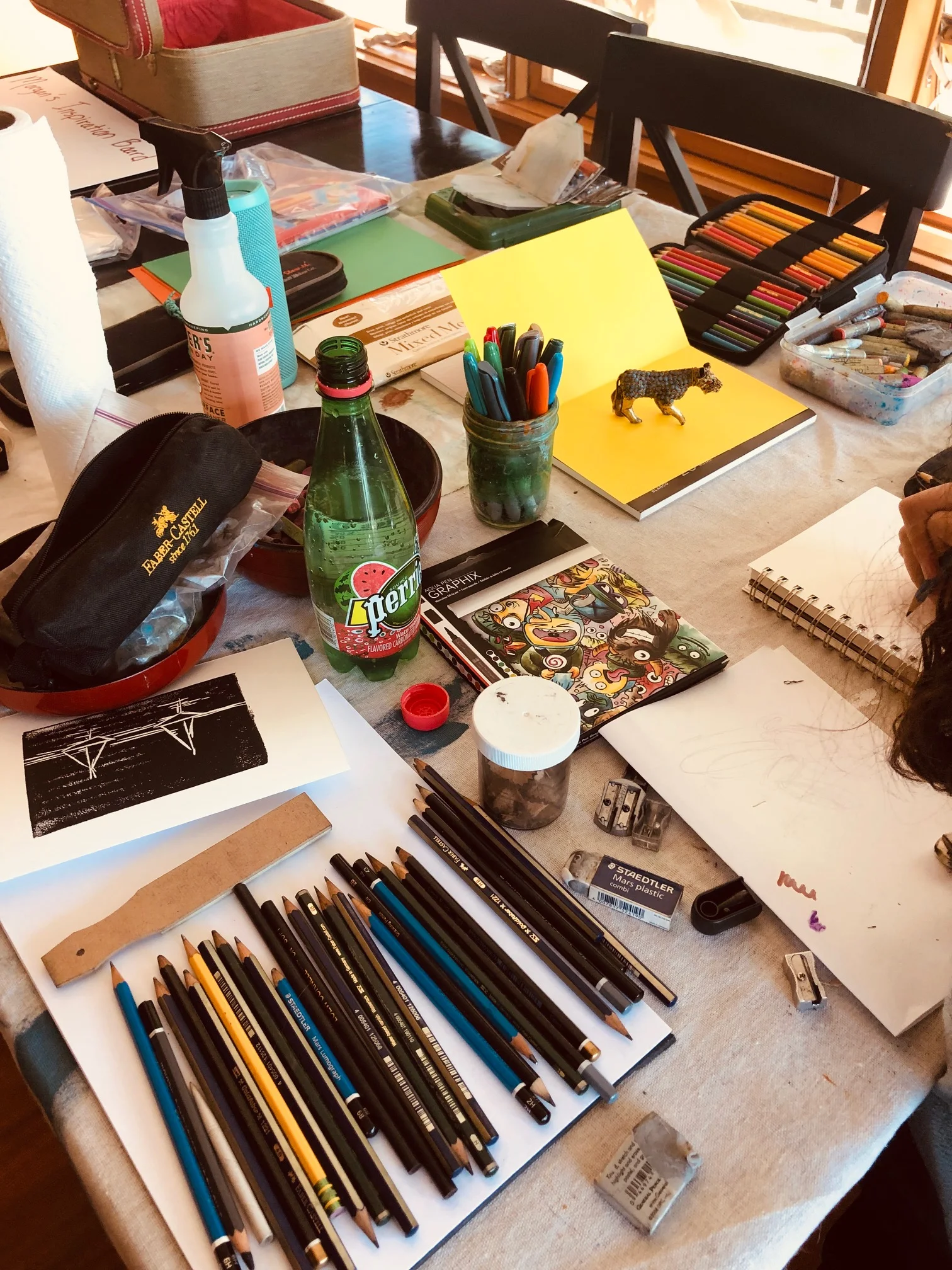 art coaching session