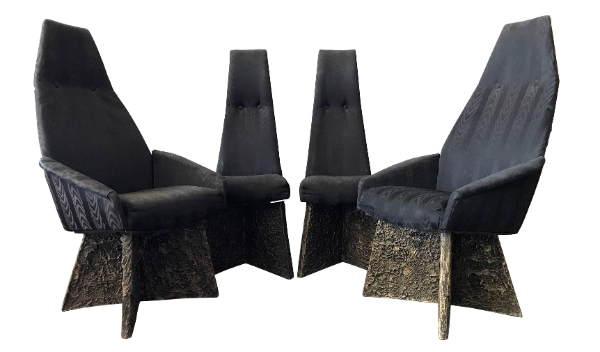Adrian Pearsall Dining Chairs, circa 1970’s. (photo: 1stdibs.com)