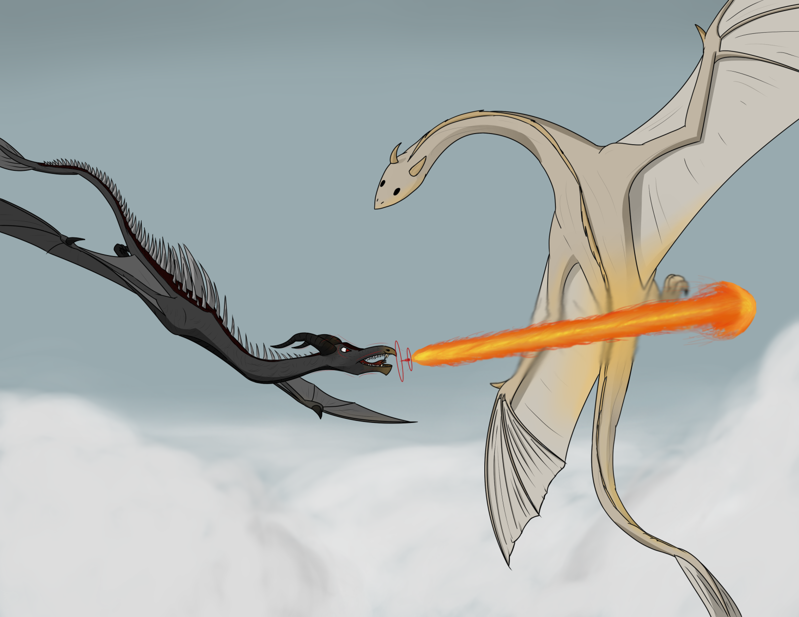 Duel Above The Clouds