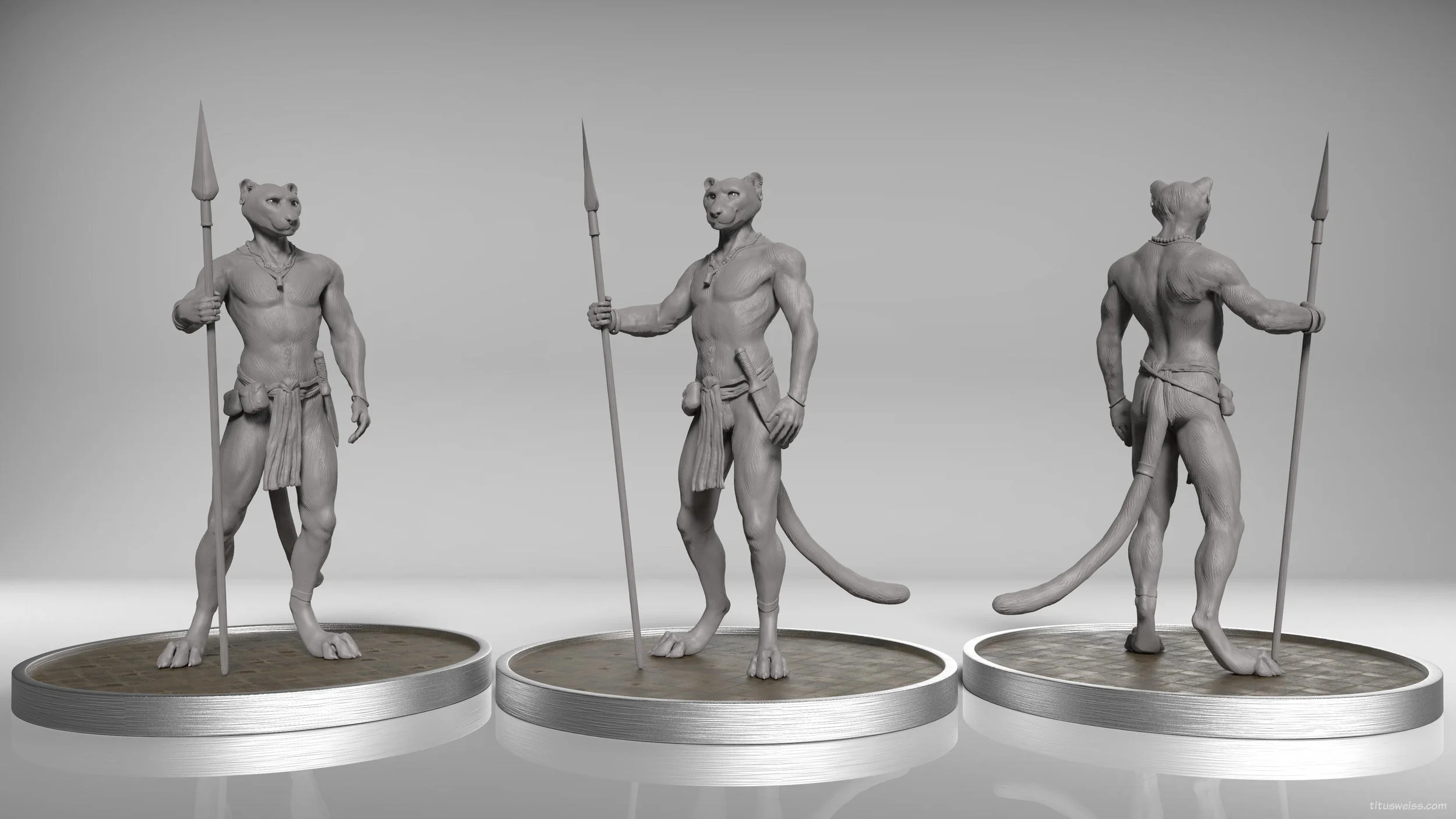 Tribal Cheetah Sculpt Clay