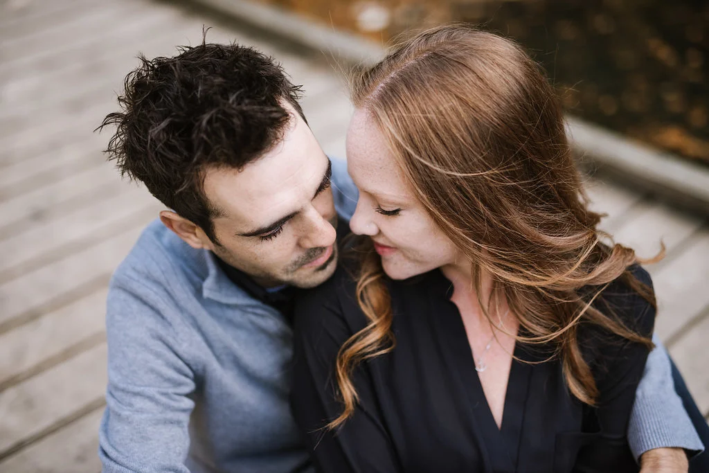 Kendra and Josh - Intimate Lakeside Engagement Session