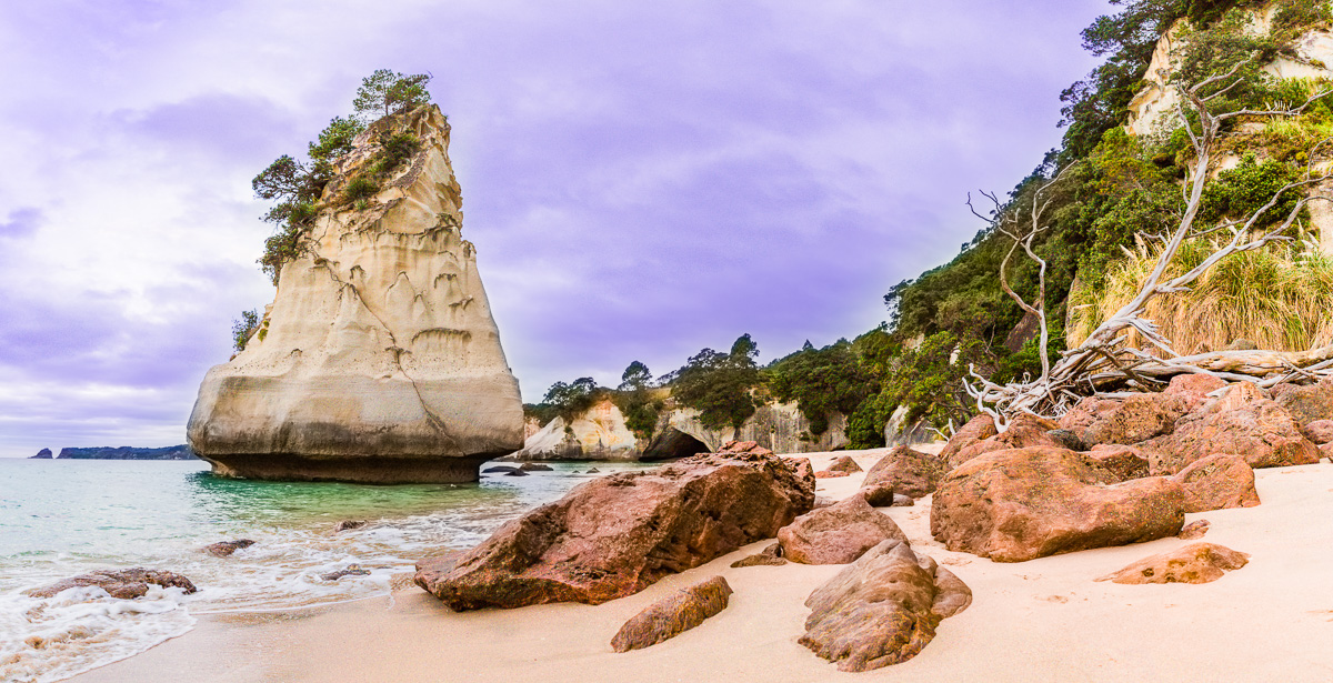 panorama-cathedral-cove-coromandel-sunset-north-island-new-zealand-amalia-bastos-photography-trip-roadtrip.jpg