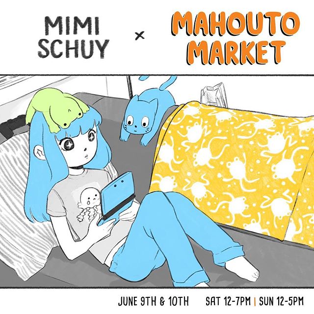 Hi friends! 
I&rsquo;ll be in Seattle at #mahoutomarket this weekend! There&rsquo;ll be a lot of cool artists so if you can stop by, we&rsquo;ll be in the Yesler Community Center.