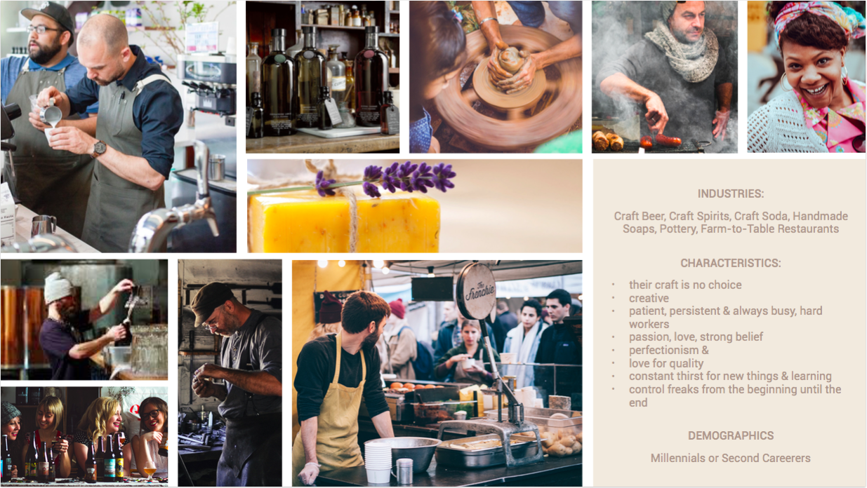 Moodboard of the new redefined Target Group Focus