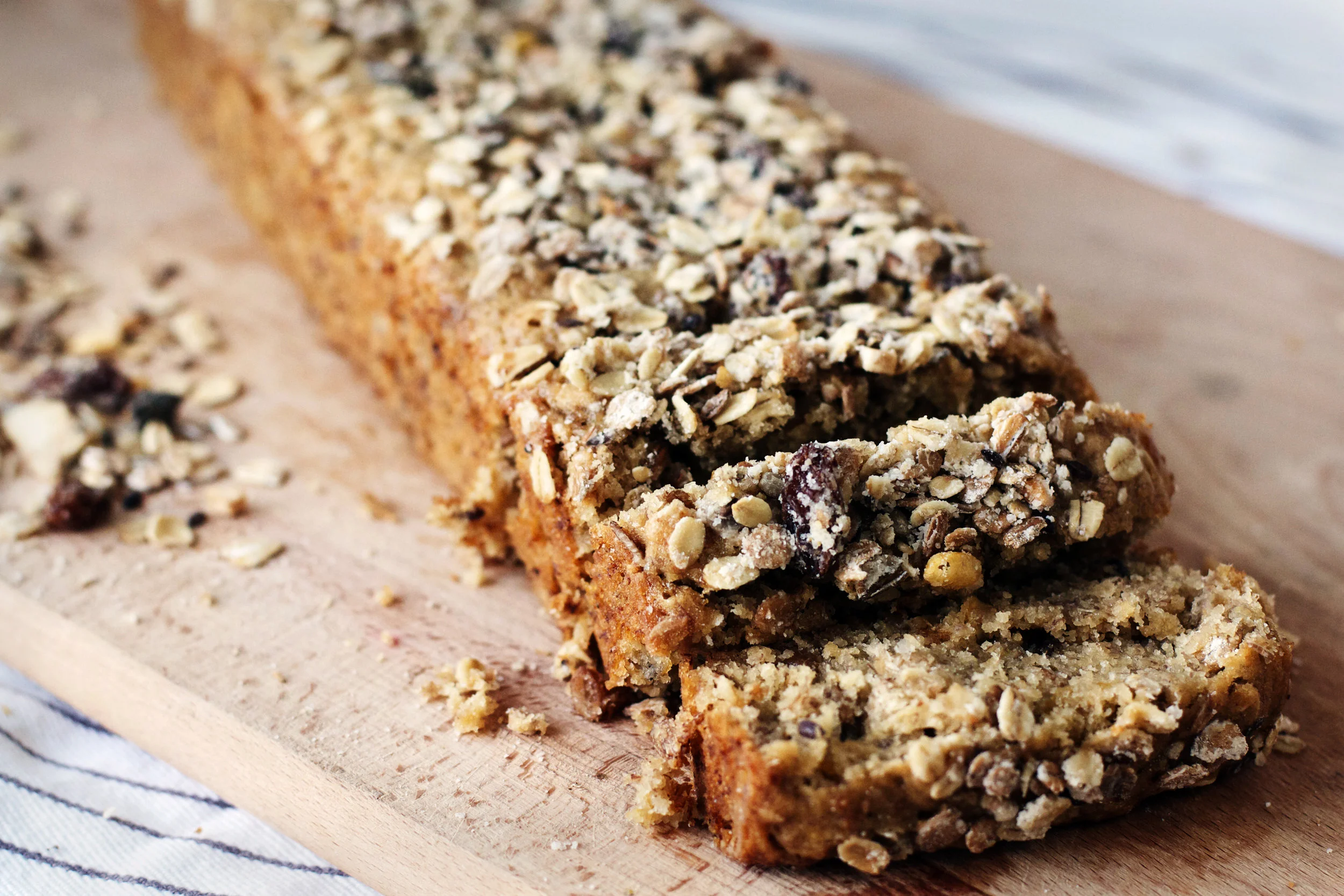 Maple Muesli Banana Bread | Ruby Josephine