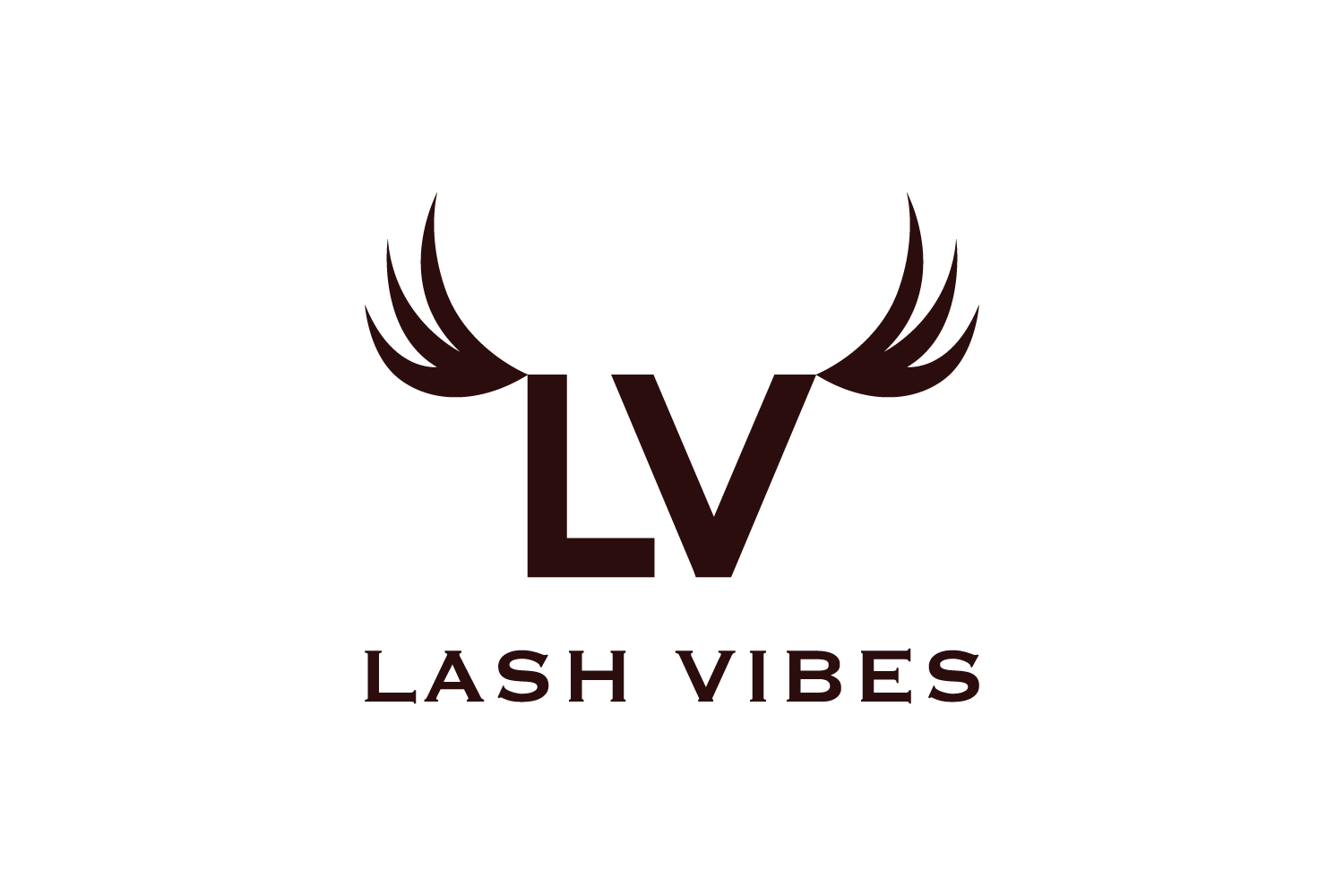 Lash Vibes Logo Design 