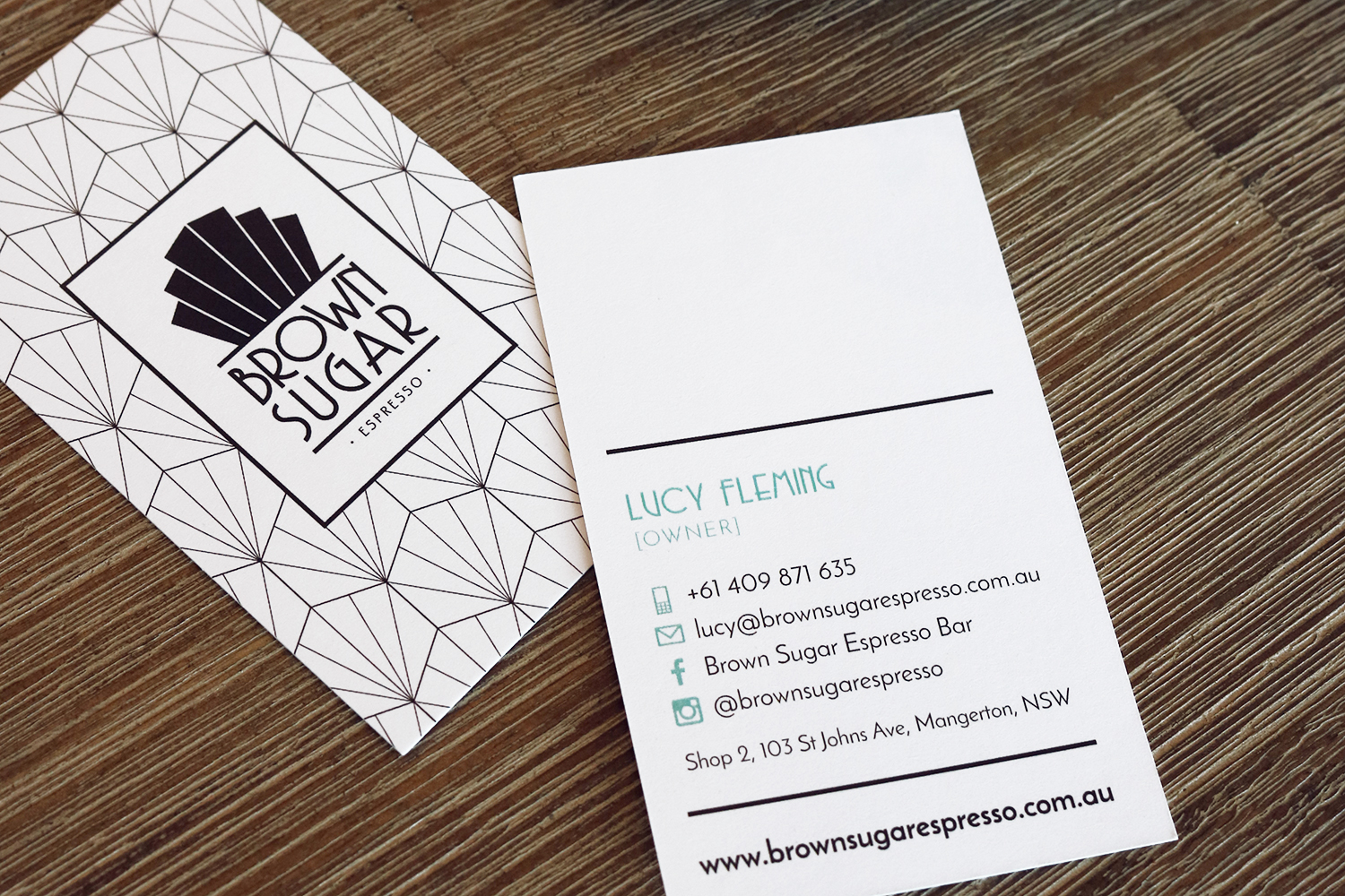 Brown Sugar Espresso Business Cards
