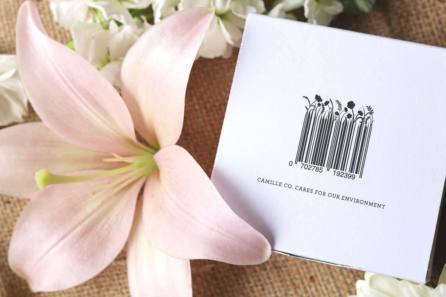 Floral Barcode Camille Co. 